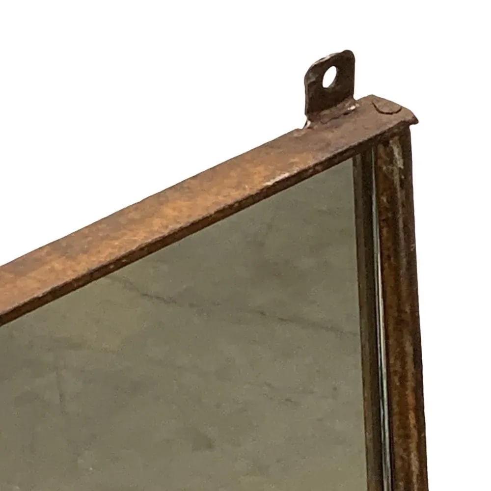 1960s Heavy Metal Frame Mirror - 4