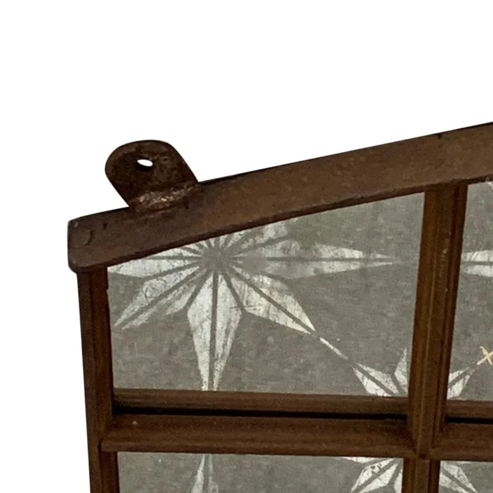Antique Heavy Metal Frame Mirror - 4