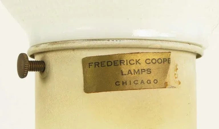 Frederick Cooper Ivory & Gilt Twisted Table Lamp - 7