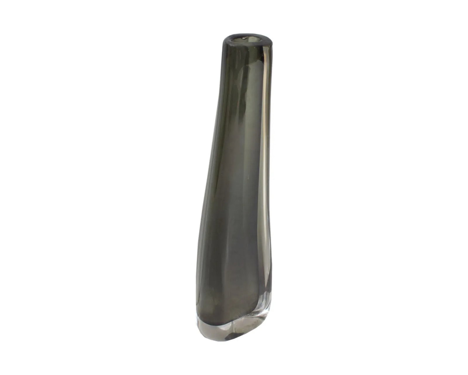 Orrefors Sweden Sommerso Glass Vase by Nils Landberg - 2
