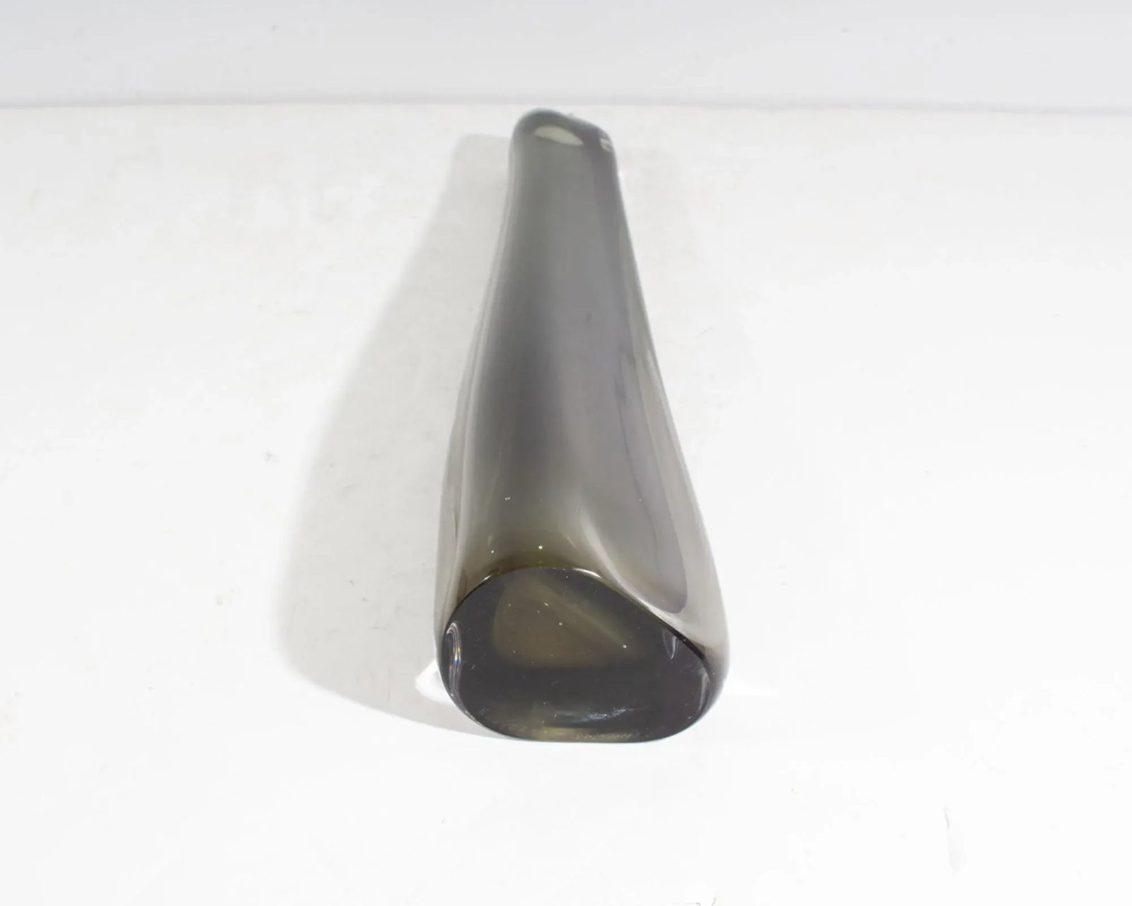 Orrefors Sweden Sommerso Glass Vase by Nils Landberg - 5