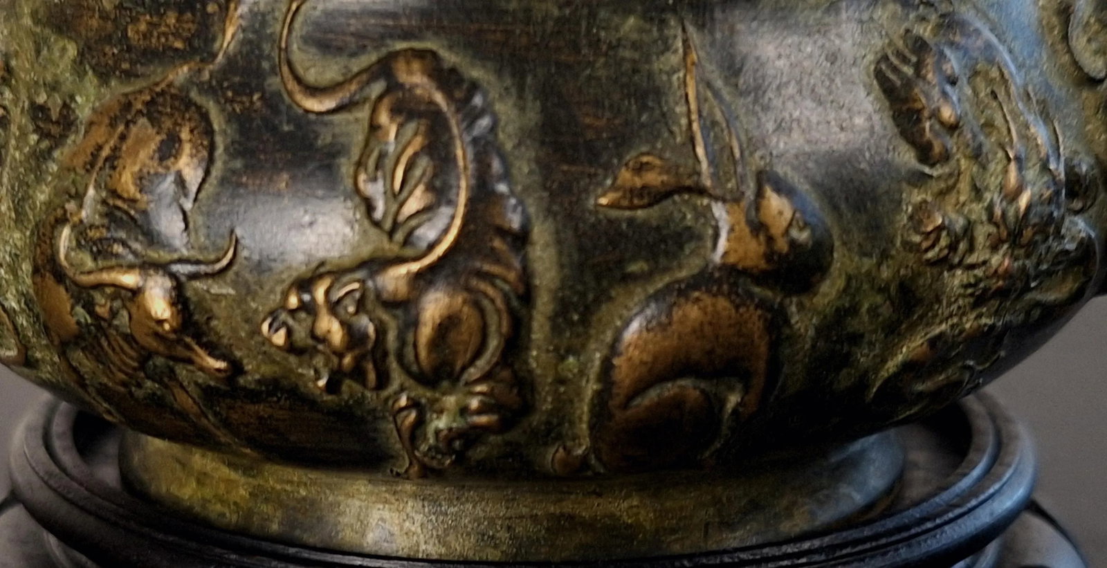 Chinese Bronze Zodiac Censer - 5
