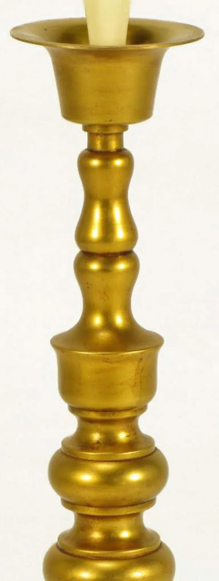 Marbro Gilt Baluster Form Table Lamps - a Pair - 6