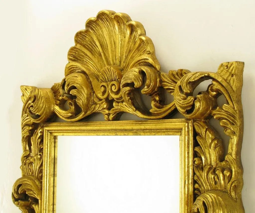 French Regence Style Shell & Acanthus Leaf Mirror - 5