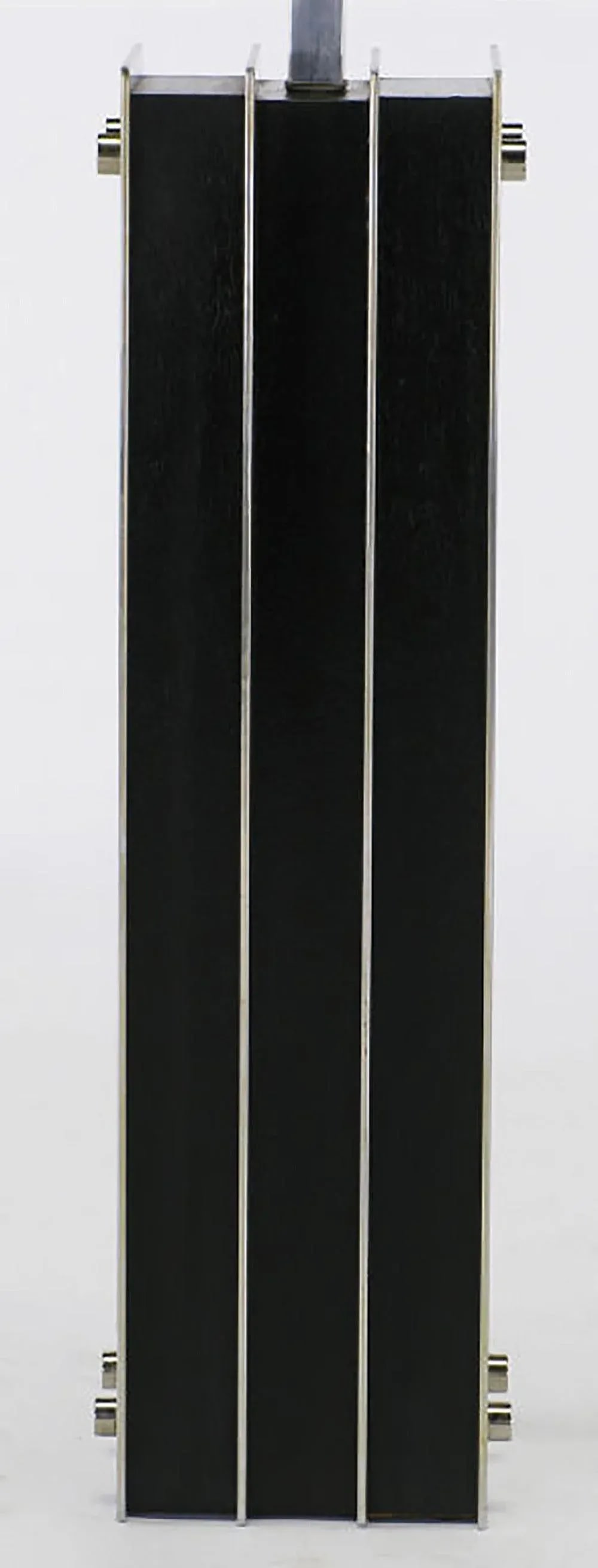 Laurel Lamp Chrome and Ebonized Oak Table Lamp - 3