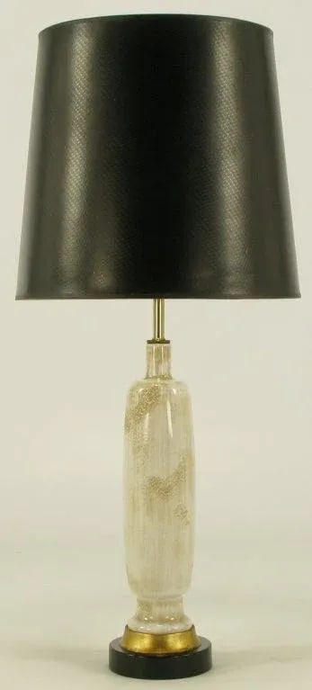 Frederick Cooper Hand Thrown & Relief Glazed Ceramic Table Lamp - 2