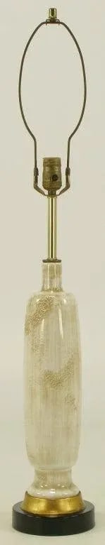 Frederick Cooper Hand Thrown & Relief Glazed Ceramic Table Lamp - 3