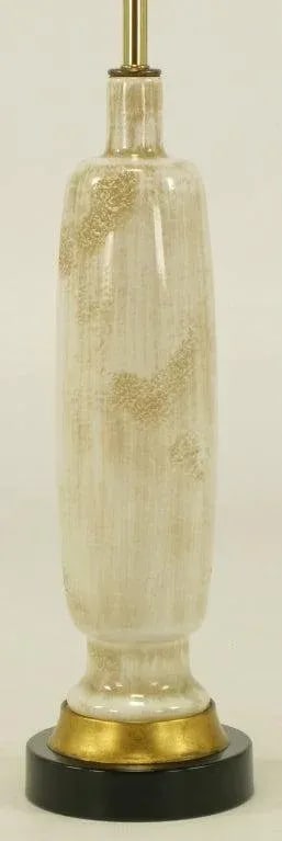 Frederick Cooper Hand Thrown & Relief Glazed Ceramic Table Lamp - 4