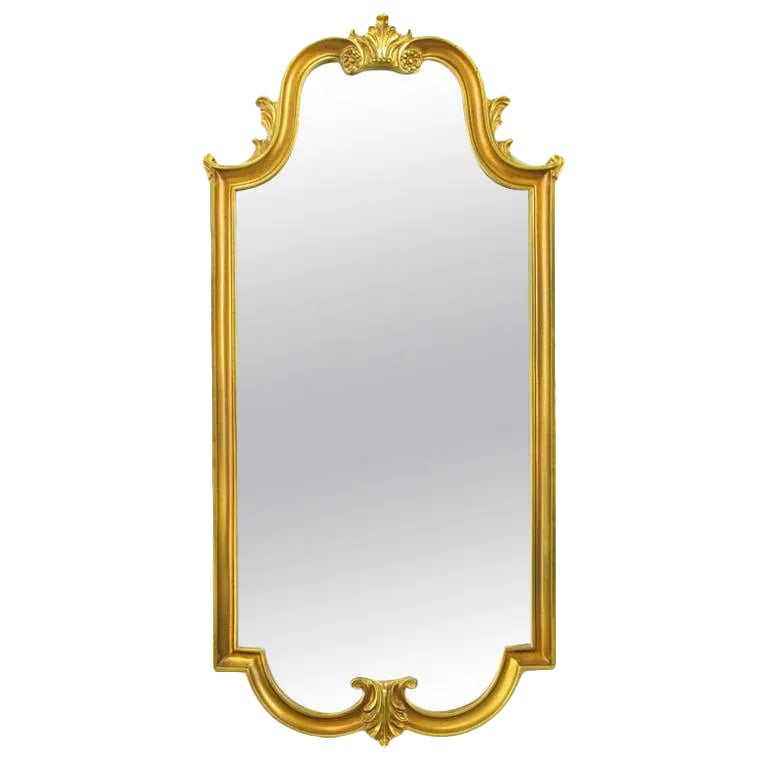 Gilt Composite Wood & Gesso Empire Style Wall Mirror (1 of 6)