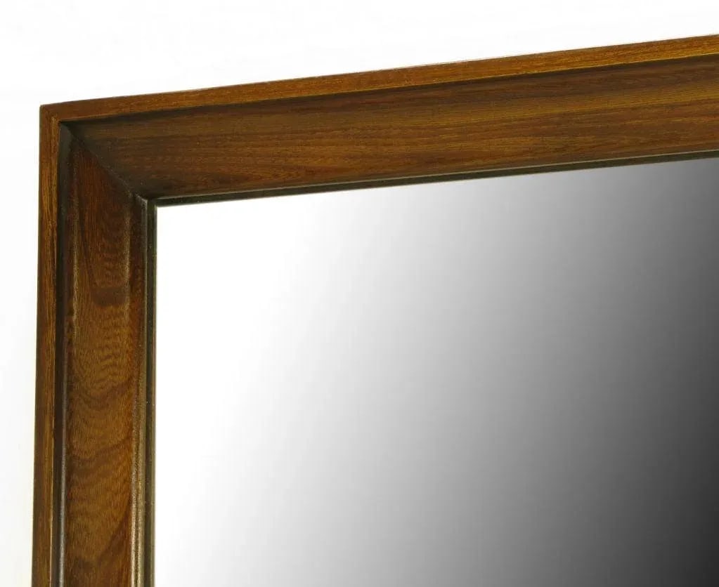 Red Lion Table Modern Mahogany Framed Mirror - 4