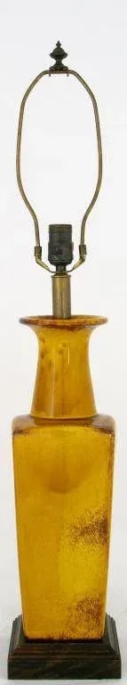 Saffron Glazed Vase Form Table Lamp by Frederick Cooper - 2