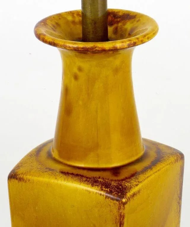 Saffron Glazed Vase Form Table Lamp by Frederick Cooper - 4