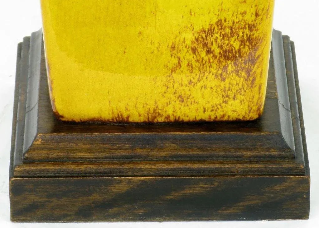 Saffron Glazed Vase Form Table Lamp by Frederick Cooper - 6