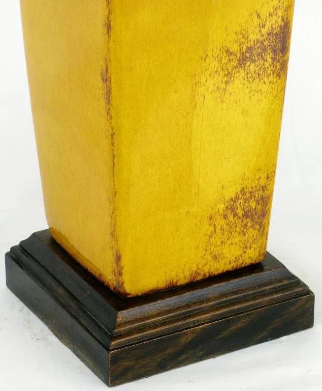 Saffron Glazed Vase Form Table Lamp by Frederick Cooper - 7
