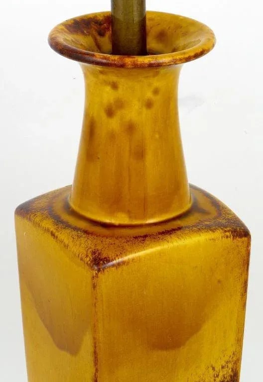 Saffron Glazed Vase Form Table Lamp by Frederick Cooper - 8