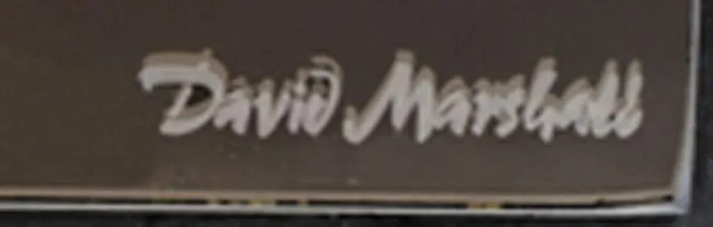 Signed David Marshall Postmodernist Mirror - 5
