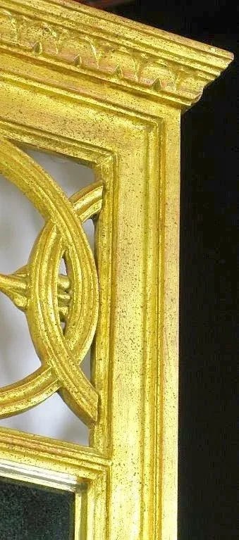 Large Italian Empire Gilt Mirror - 3