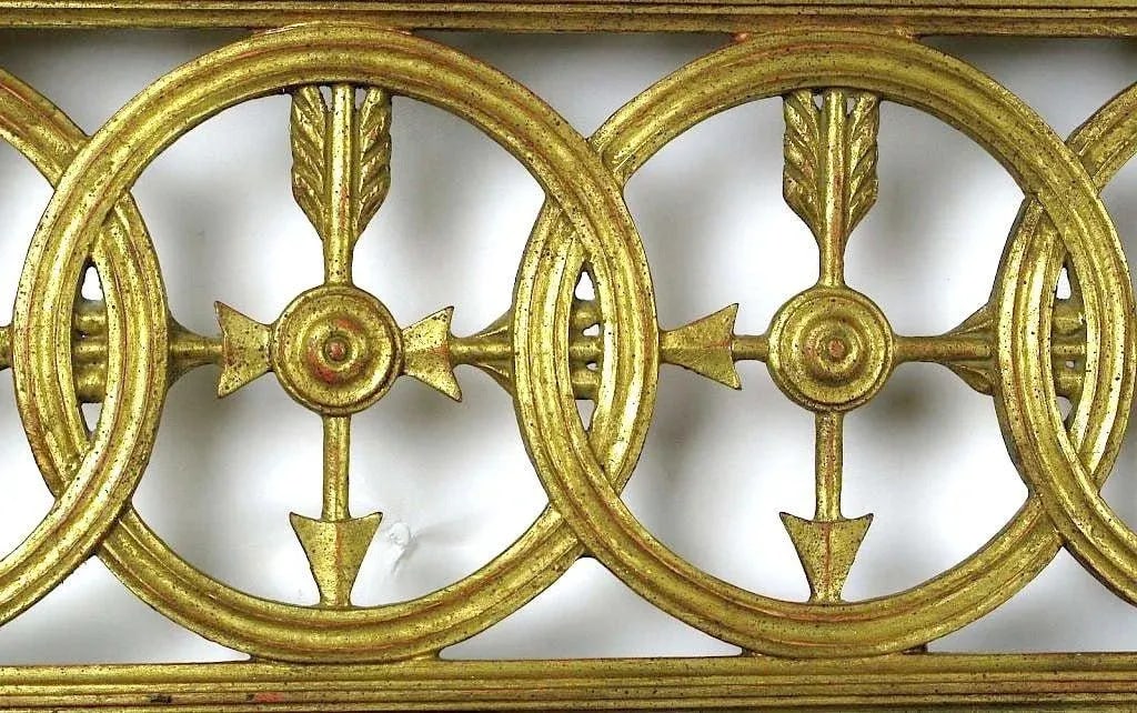 Large Italian Empire Gilt Mirror - 4