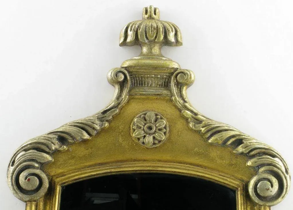 Francisco Hurtado Spanish Gold & Silver Gilt Wall Mirror - 2