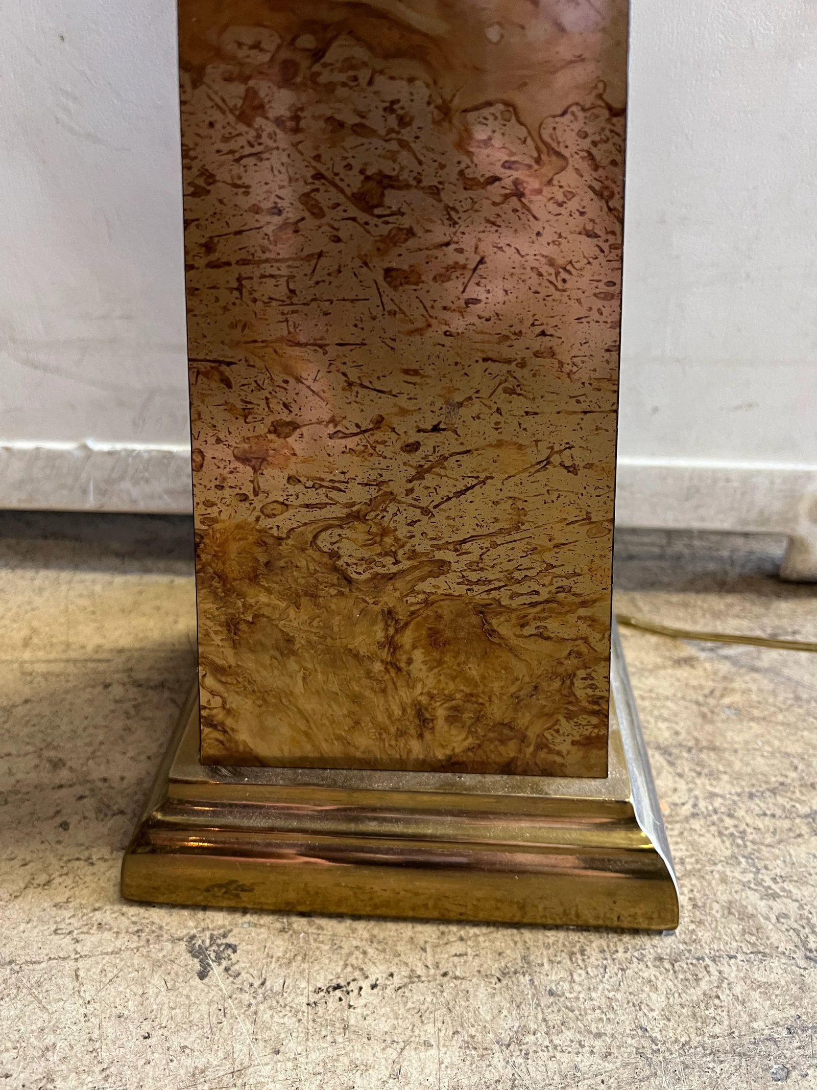 Mid Century Smokey Mirrored Table Lamp - 5