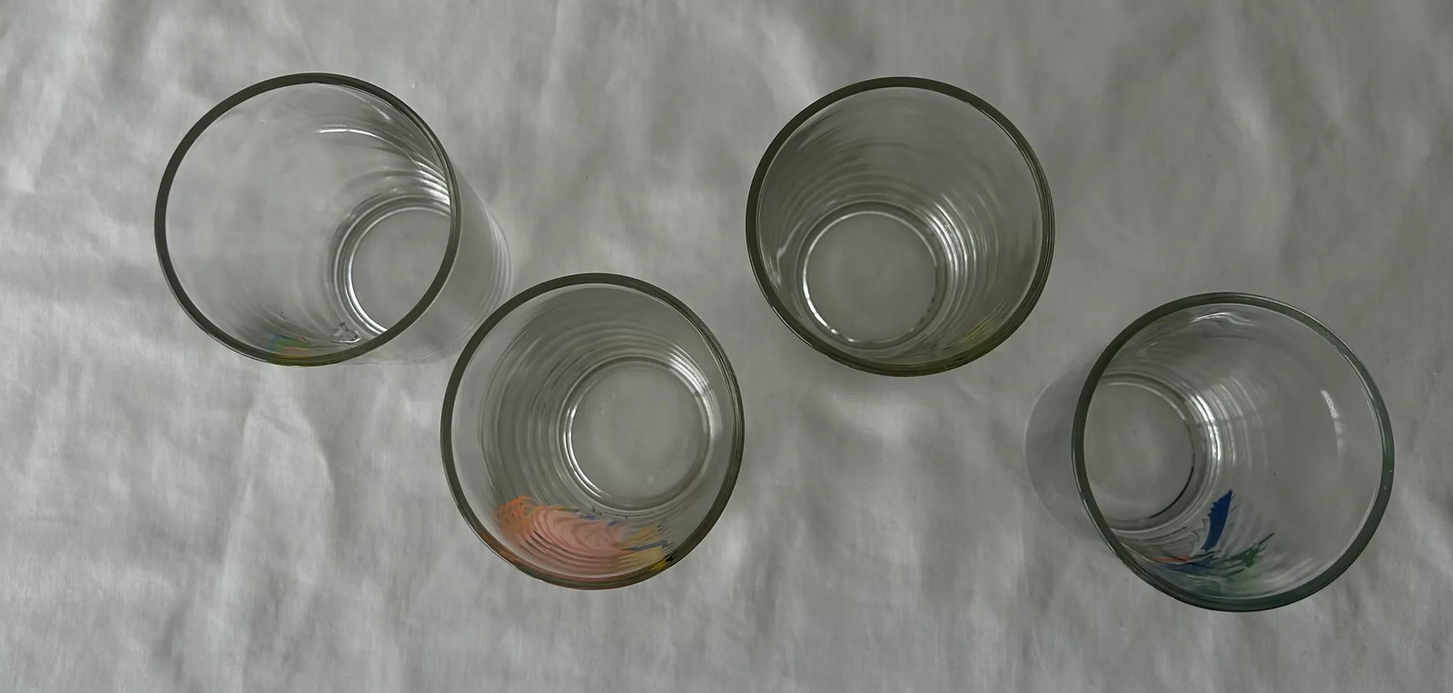 Palm Springs Chic Exotic Bird Juice Glasses- Set of 4 - 6