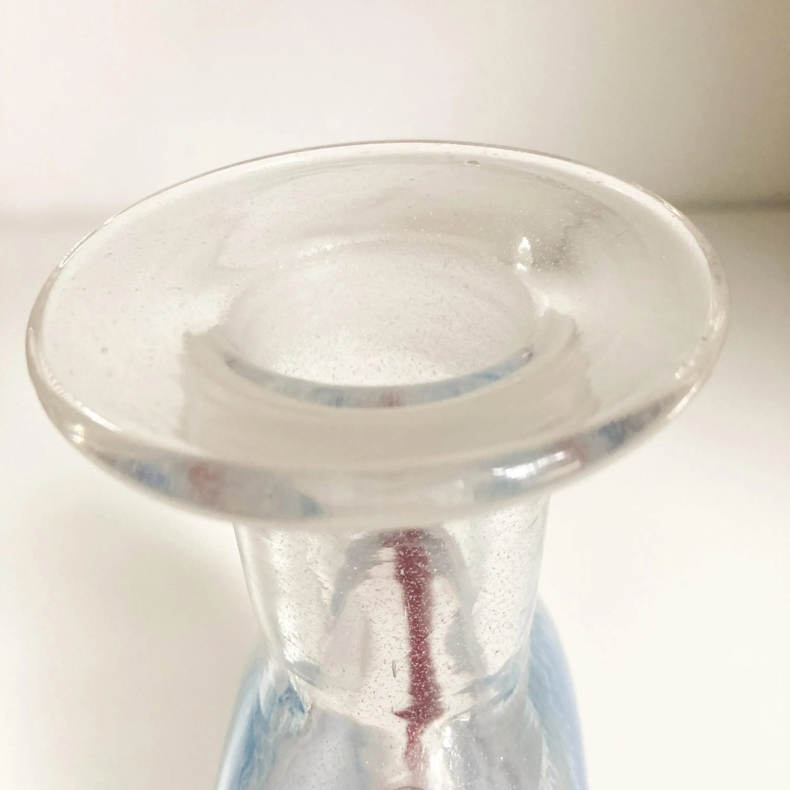 Postmodern Style Fineline Studios by Kerry Feldman Handblown Glass Decanter 1993 - 9
