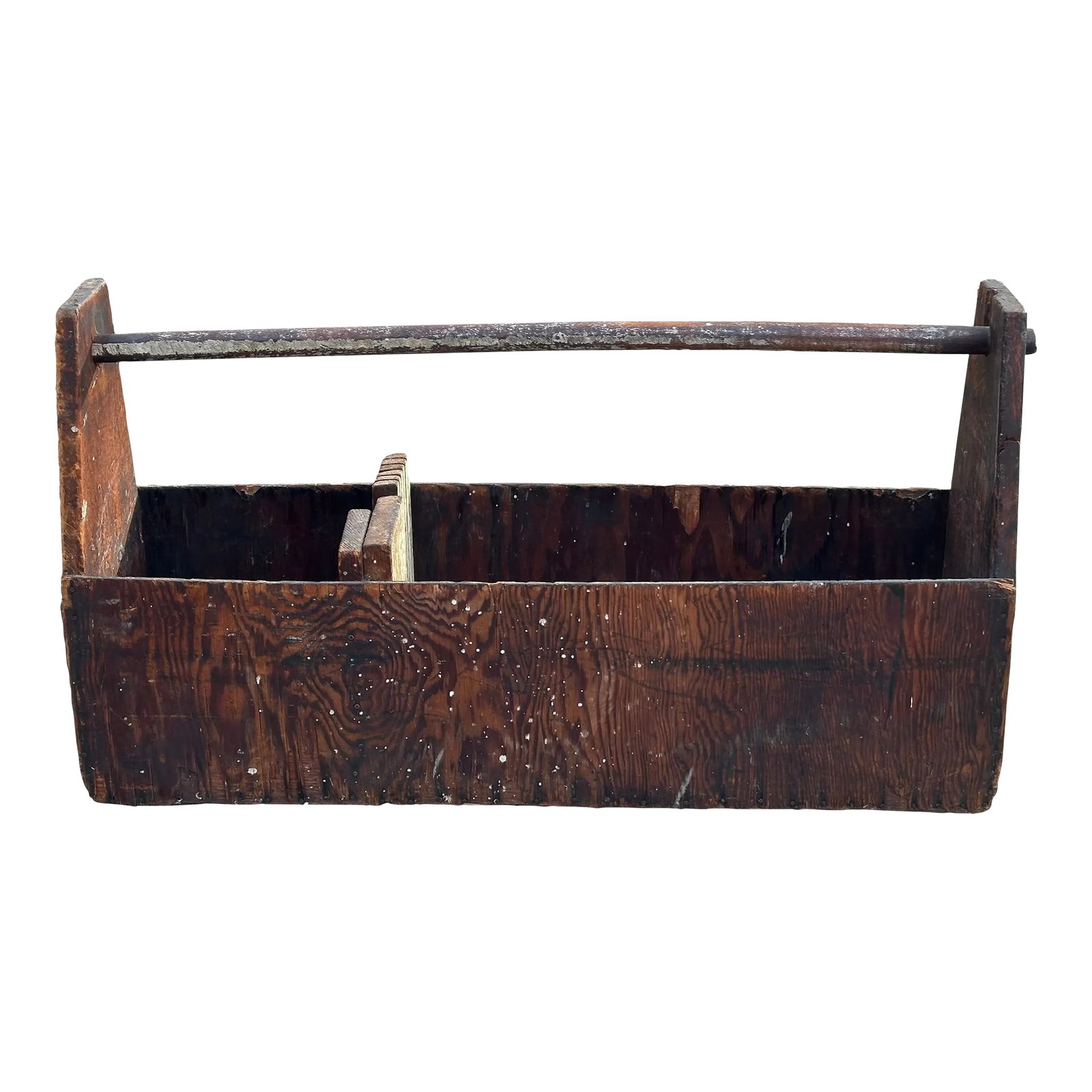 Vintage Wood Primitive Carpenter's Tool Box (1 of 8)
