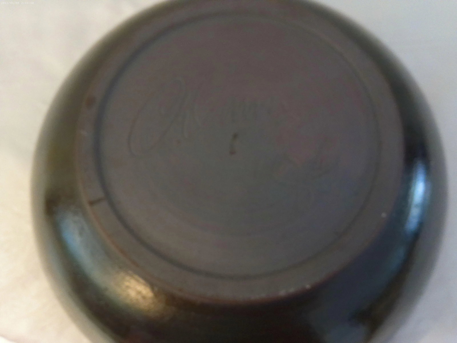 1980s Artisan Earthtone Centerpiece Pottery Bowl - 5