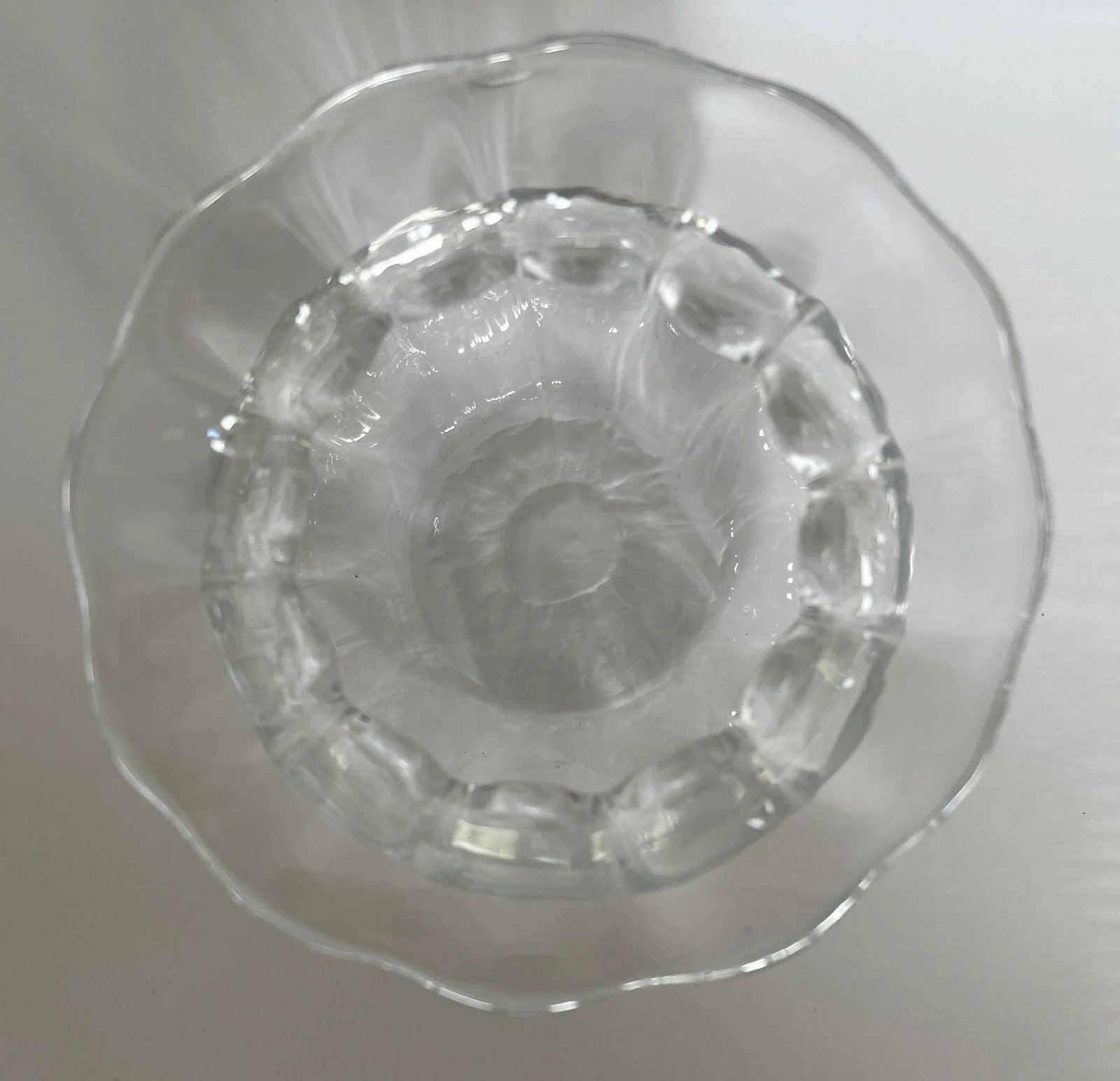 Late 20th Century Orrefors Swedish Ribbed Glass Anemone Vase - 6