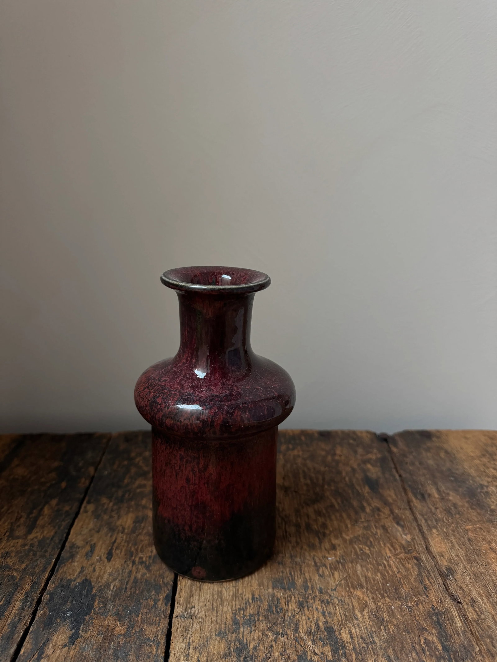 1970s Stoneware Vase by Stig Lindberg for G Ustavsberg - 2