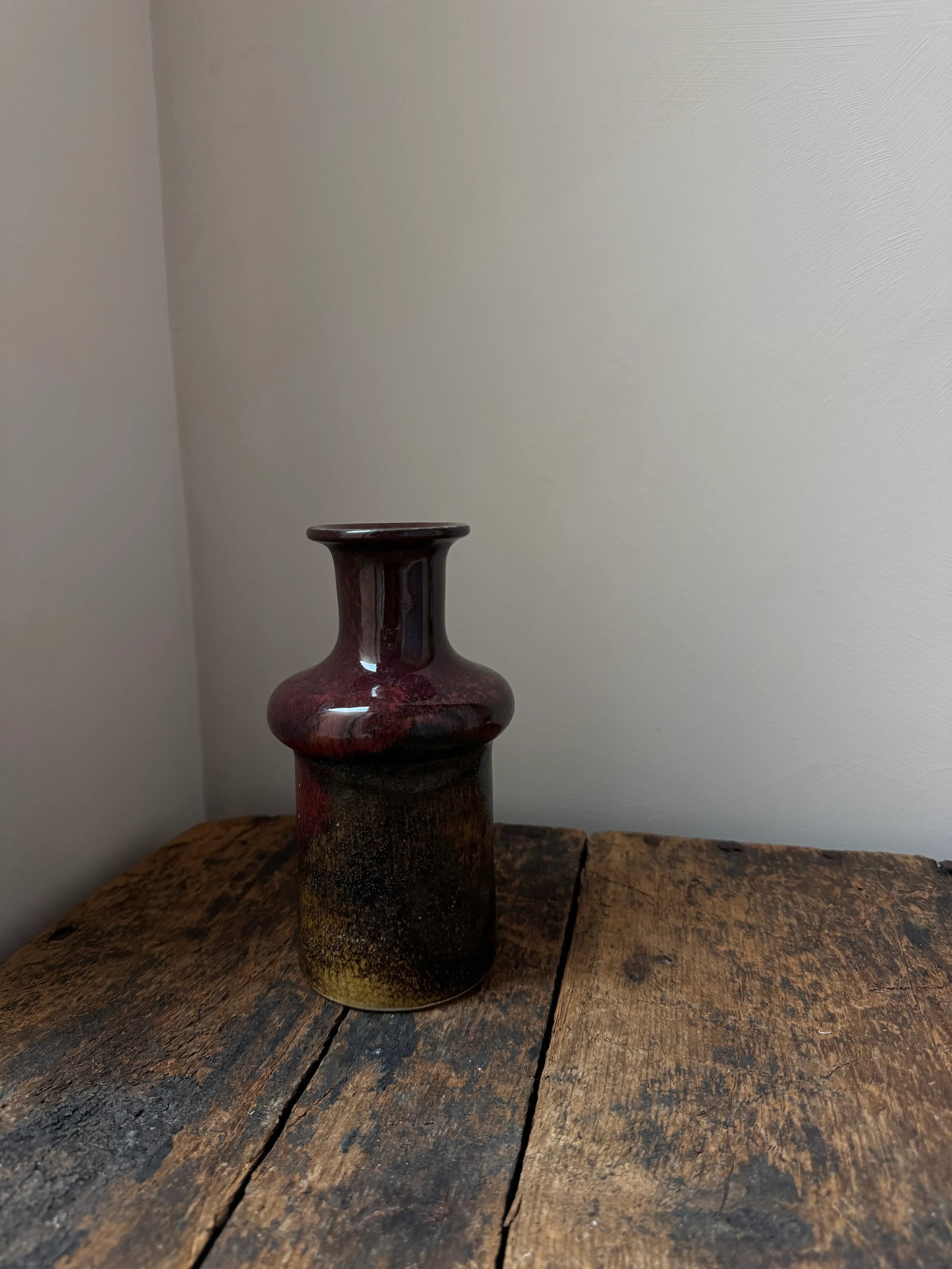 1970s Stoneware Vase by Stig Lindberg for G Ustavsberg - 5