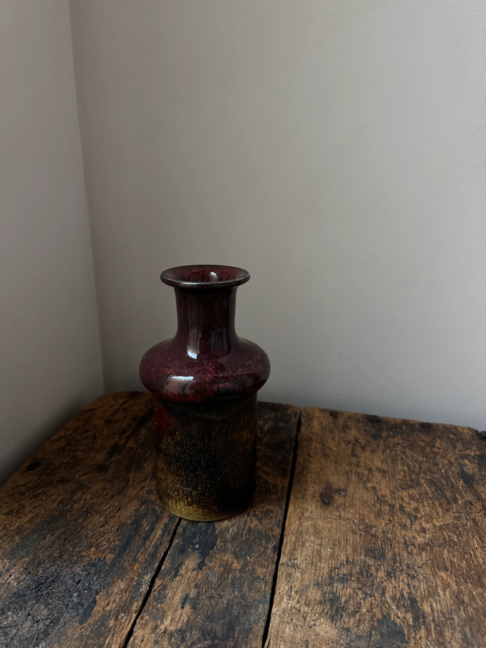 1970s Stoneware Vase by Stig Lindberg for G Ustavsberg - 6