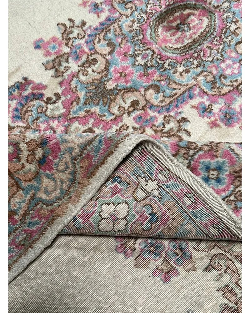 1970s Old Persian Kerman Area Rug 6x9 - 12