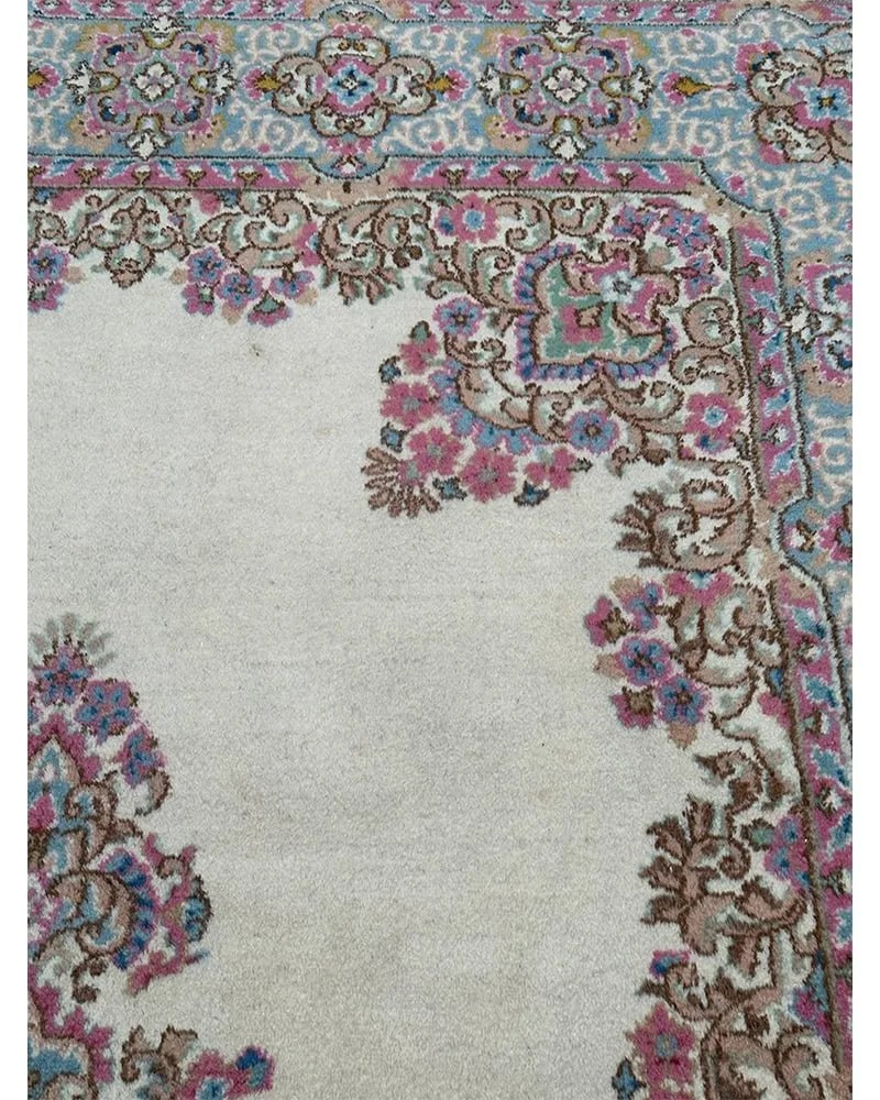 1970s Old Persian Kerman Area Rug 6x9 - 9