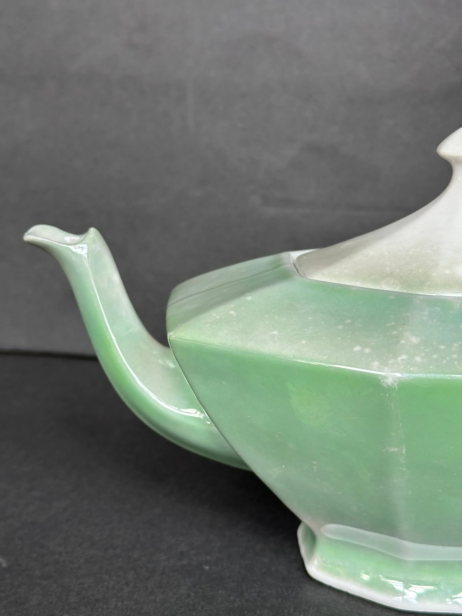 Czechoslovakia Lusterware Art Deco Teapot - 10