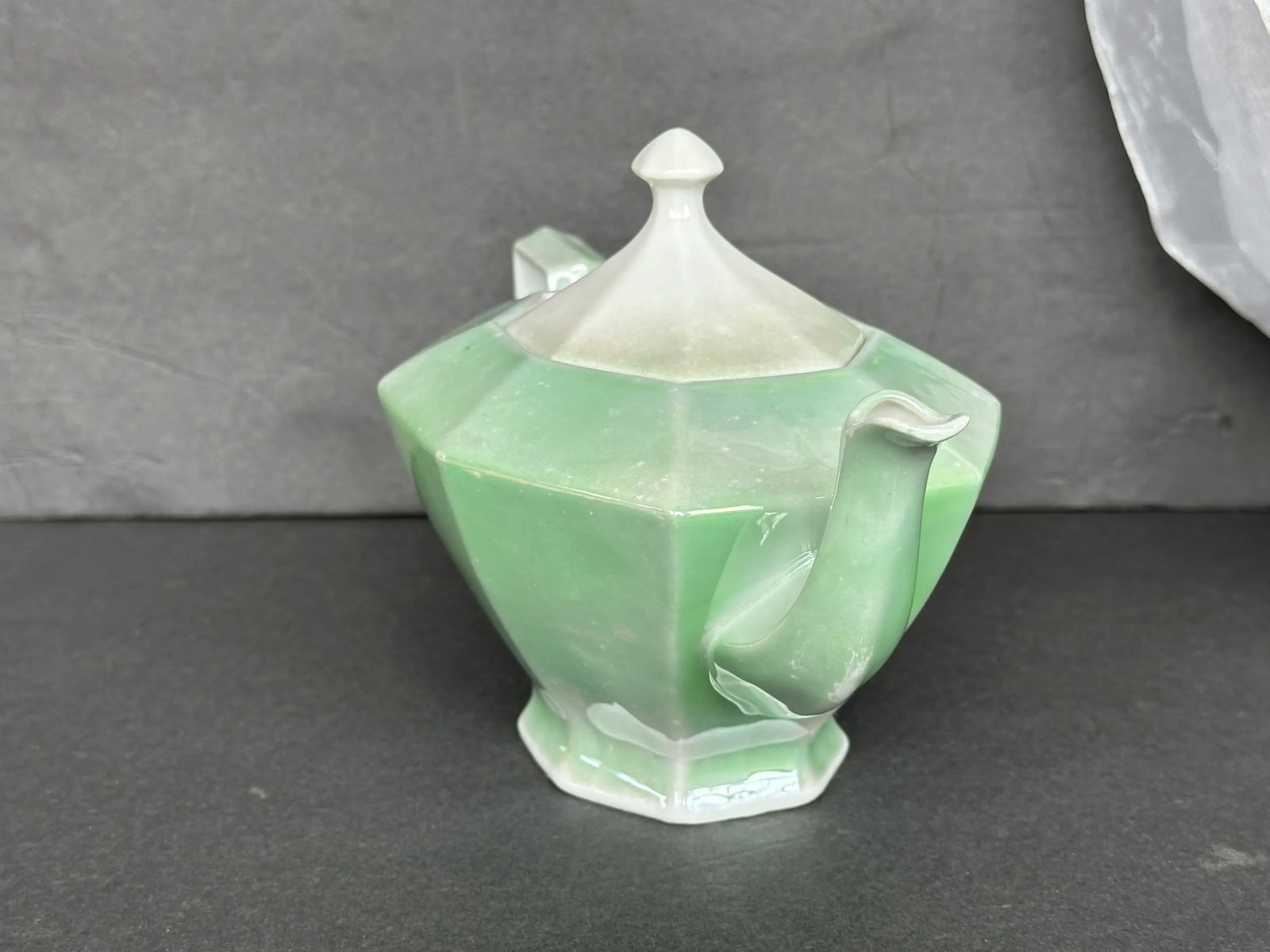 Czechoslovakia Lusterware Art Deco Teapot - 7