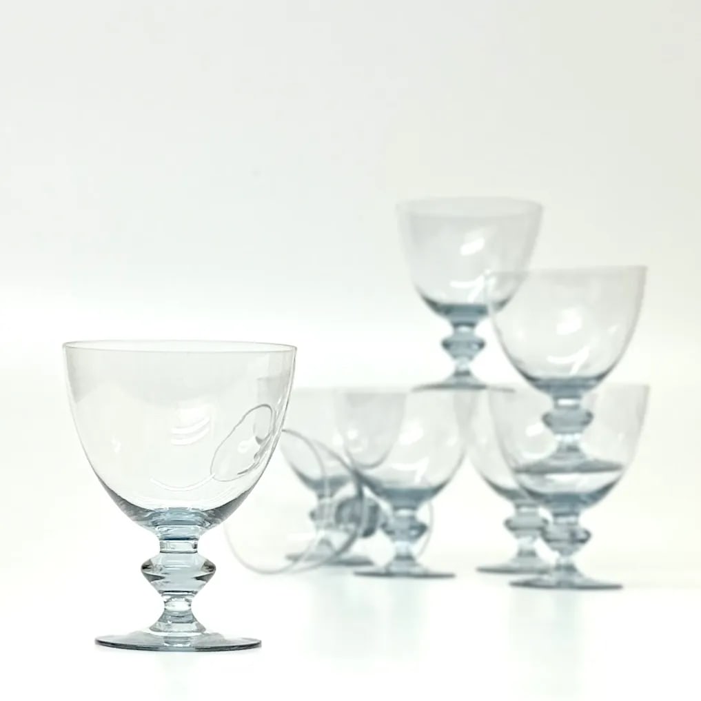 Cool Grey Bernadette Water Glasses by Kosta Boda - Set of 8 - 4