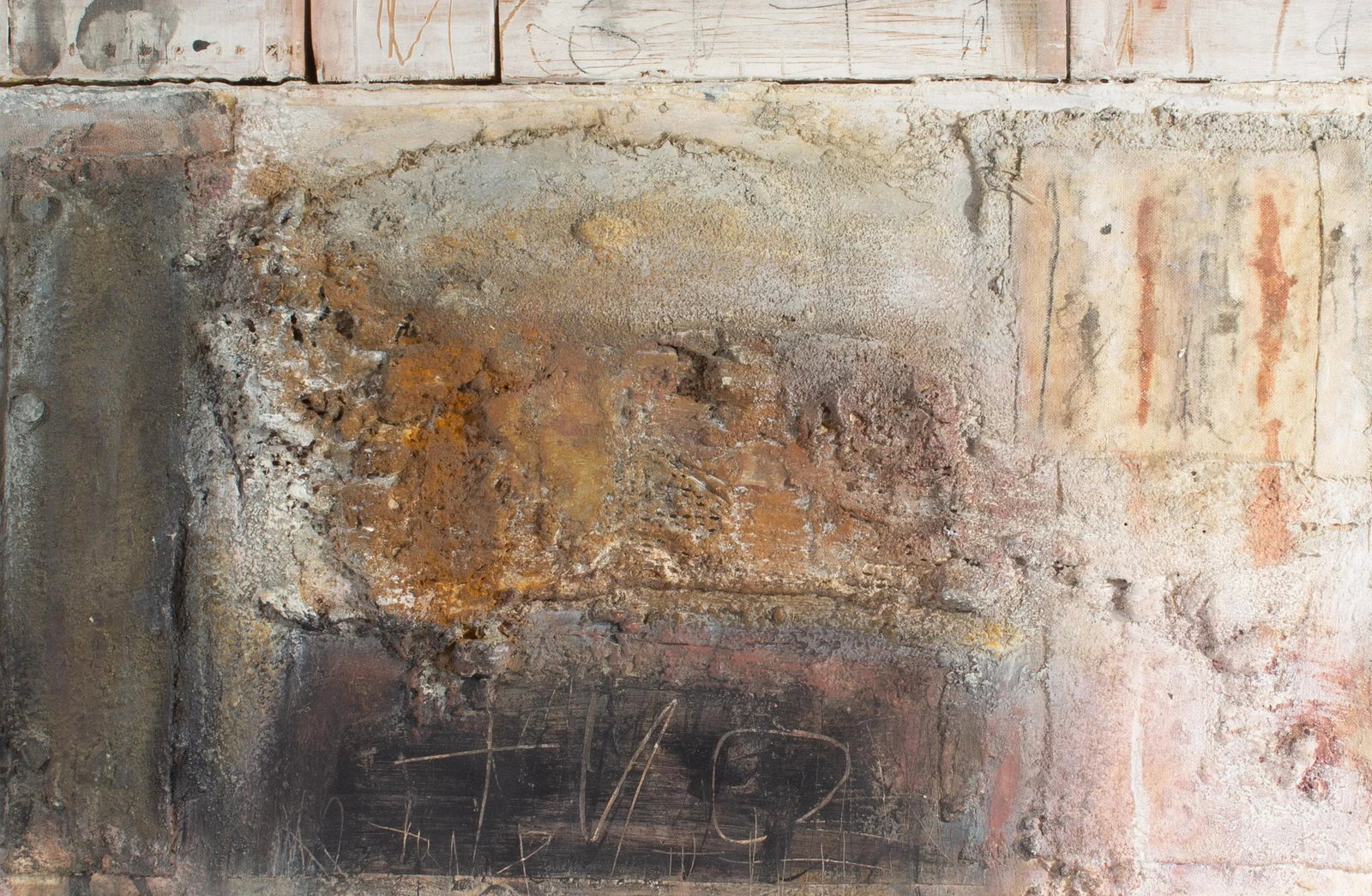 1993 "Constructing Memory Iv" Mixed Media Wall Assemblage by Juliet Holland - 2