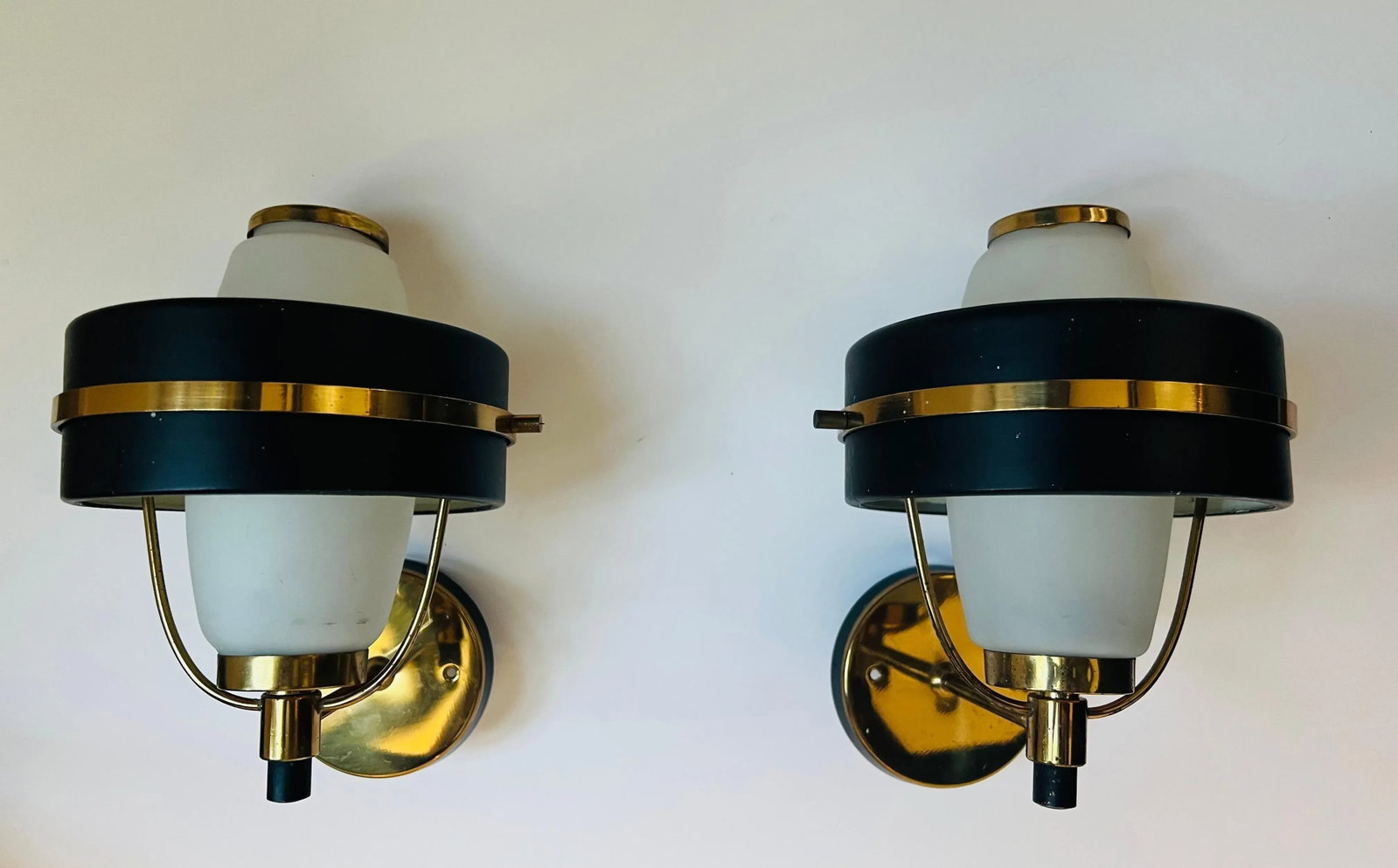 Pair of 1950s Stilnovo Italian Mid Century Wall Lights - 11