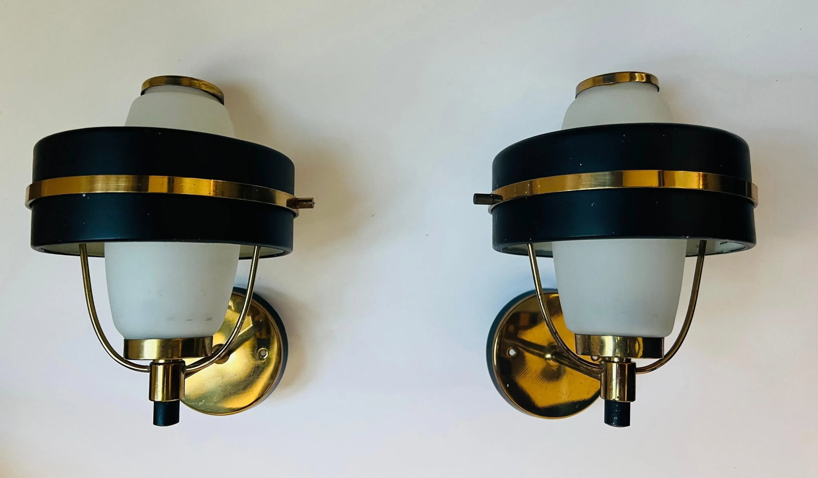 Pair of 1950s Stilnovo Italian Mid Century Wall Lights - 2