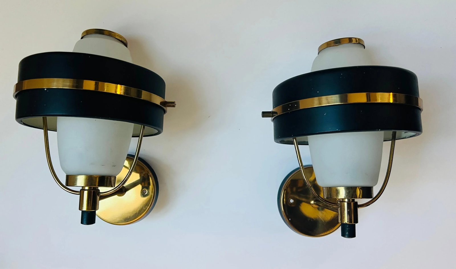 Pair of 1950s Stilnovo Italian Mid Century Wall Lights - 4