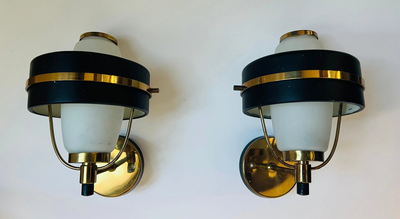 Pair of 1950s Stilnovo Italian Mid Century Wall Lights - 7