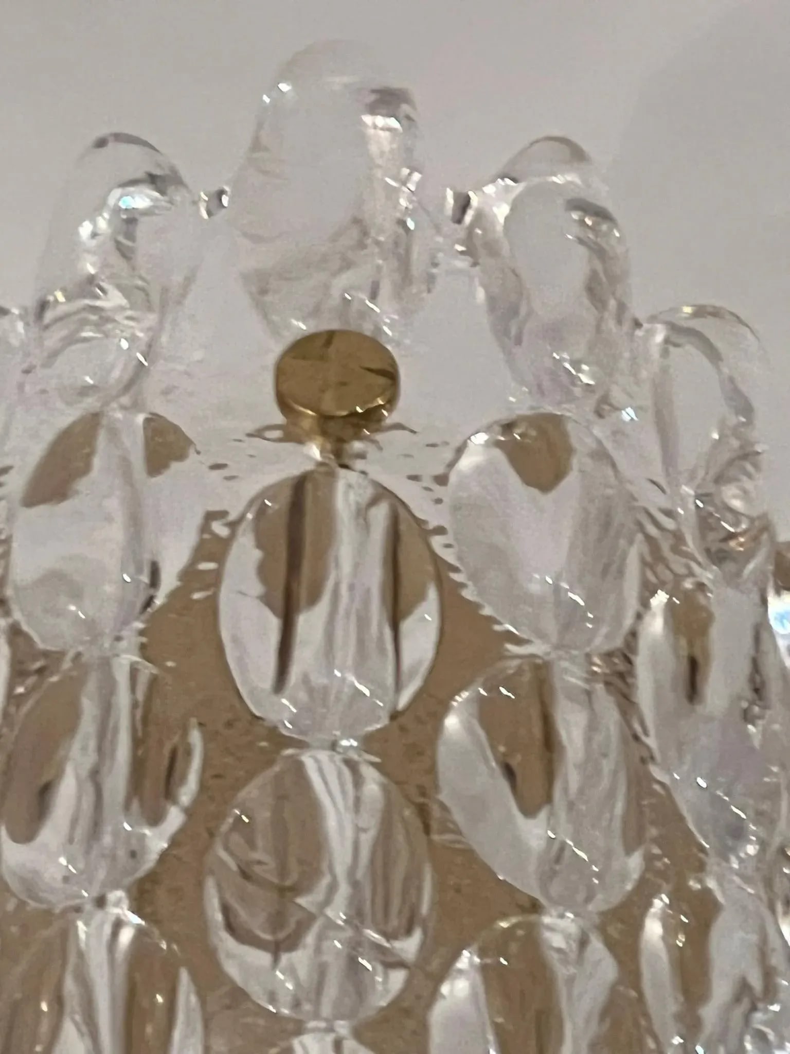 Pair of Carl Fagerland Orrefors Crystal Wall Lights - 5