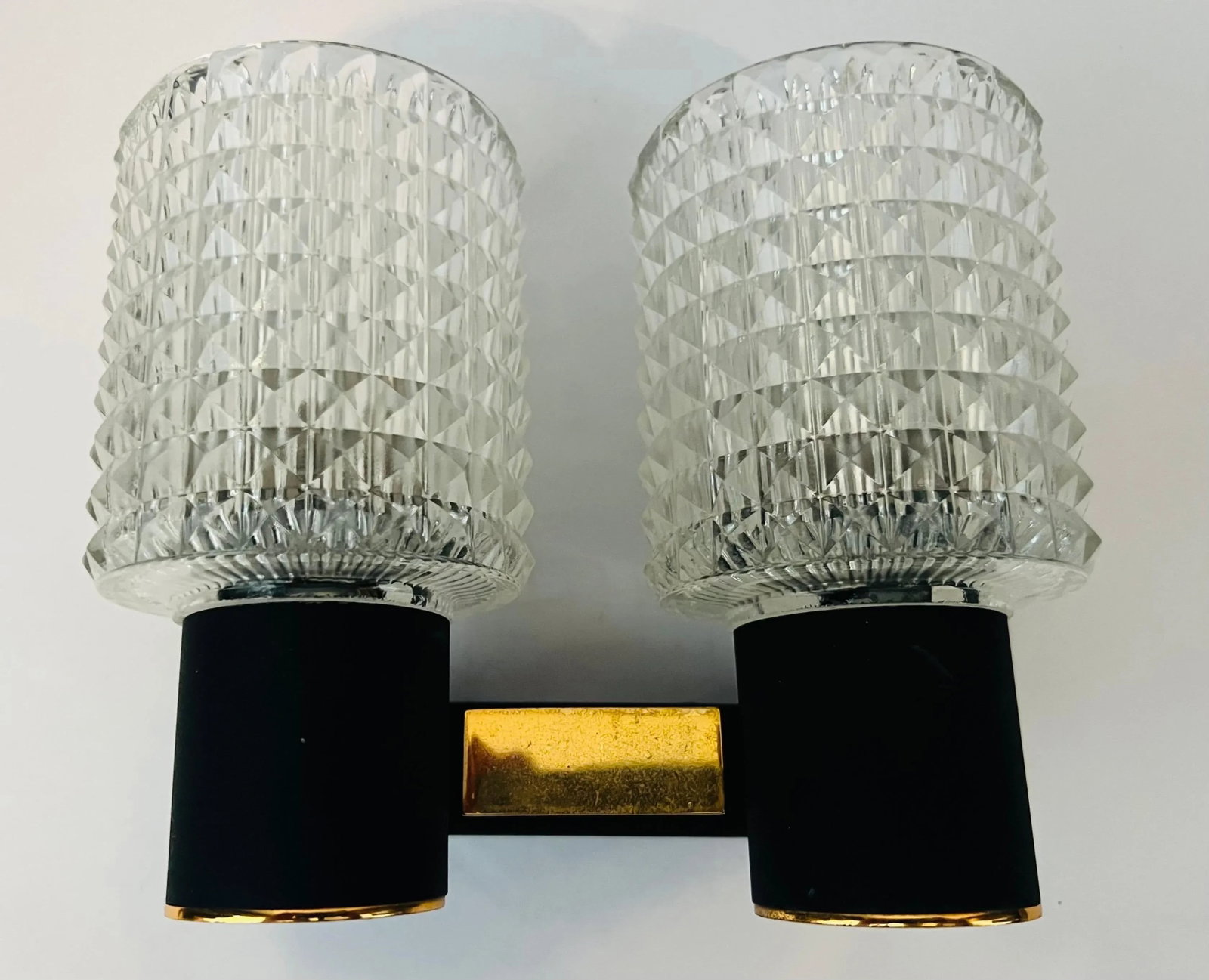 Pair French Lunel 1960s Mid-Century Wall Lights - 4
