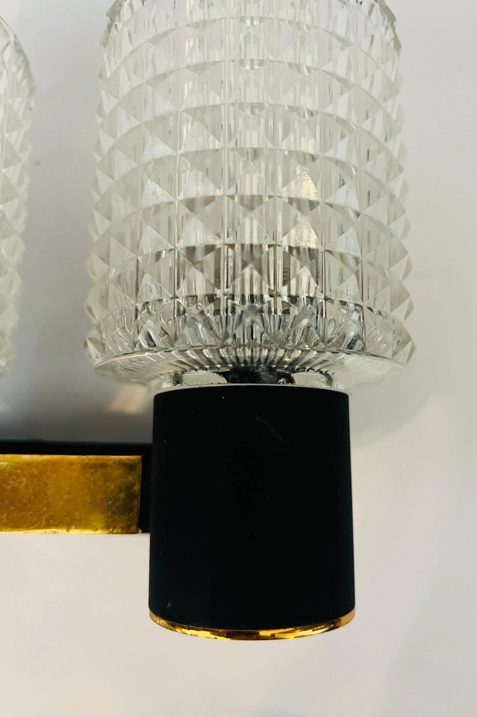 Pair French Lunel 1960s Mid-Century Wall Lights - 7
