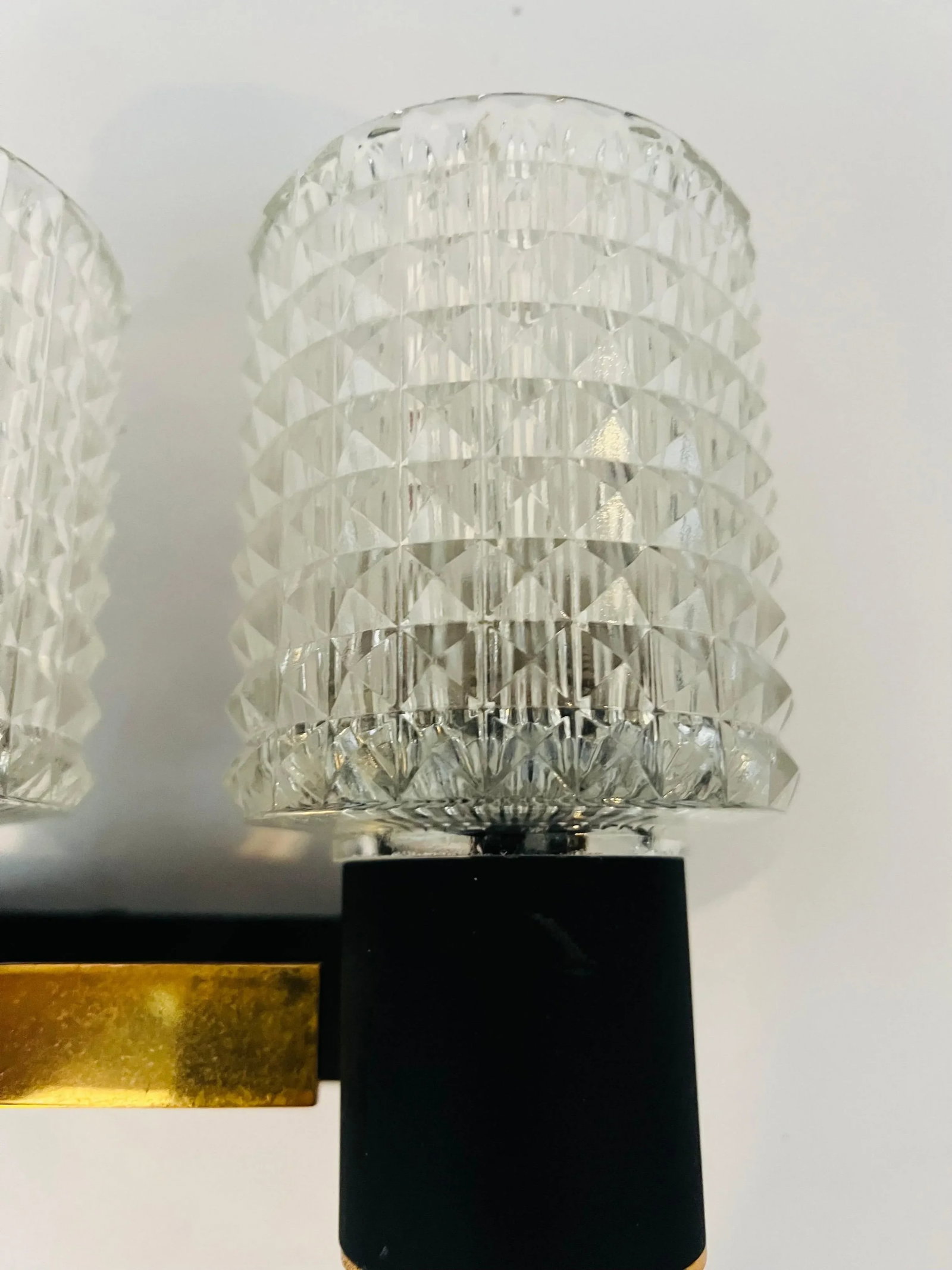 Pair French Lunel 1960s Mid-Century Wall Lights - 8