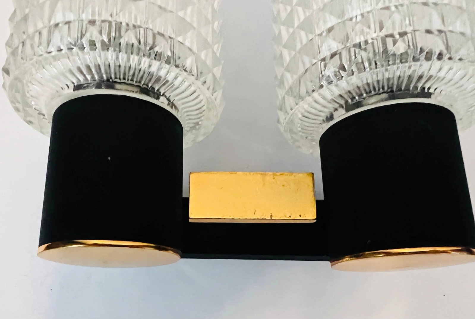 Pair French Lunel 1960s Mid-Century Wall Lights - 9
