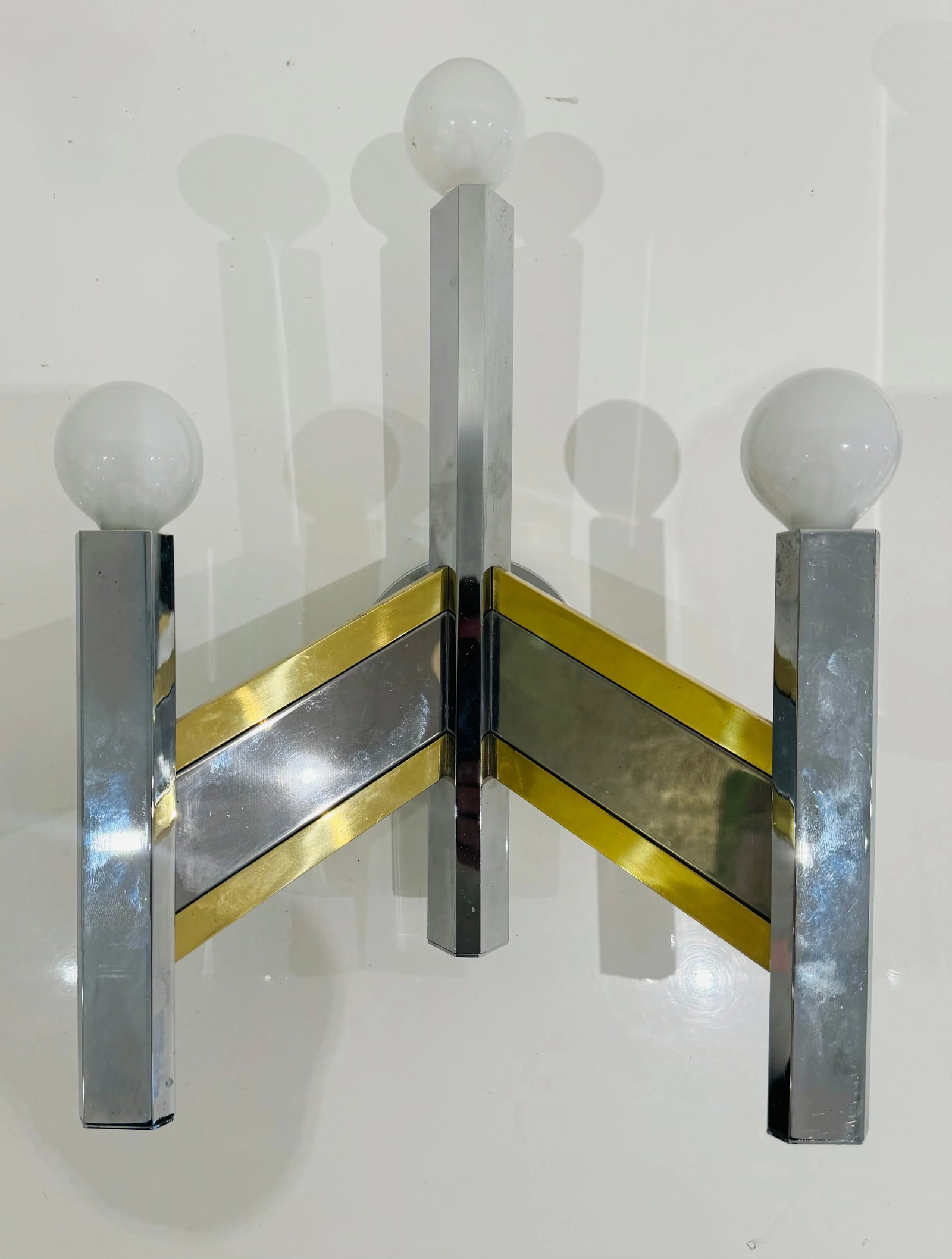 Set of Sciolari 1960 Space Age Italian Mid Century Wall Lamps - 12