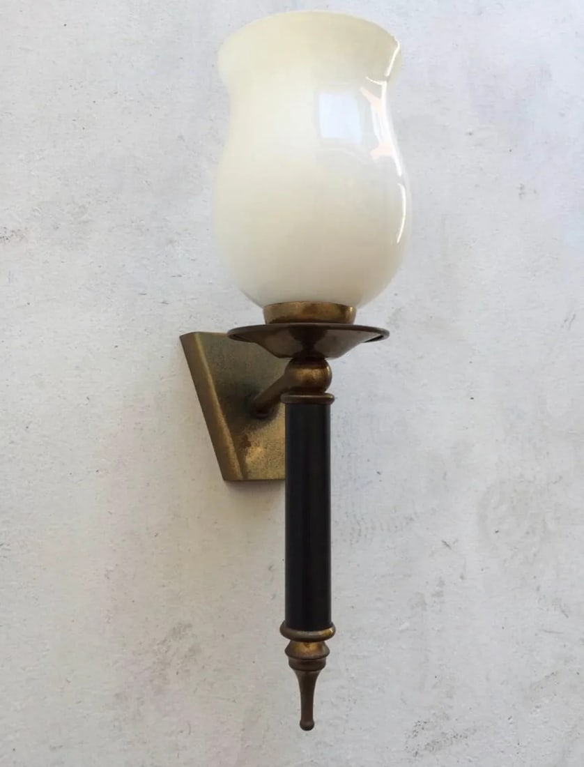 Pair of 1950a French Regency Sconces - 6