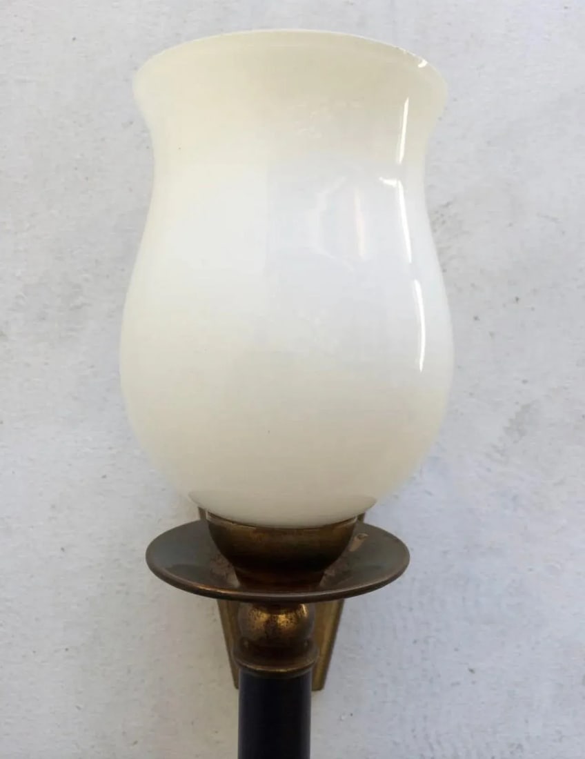 Pair of 1950a French Regency Sconces - 9